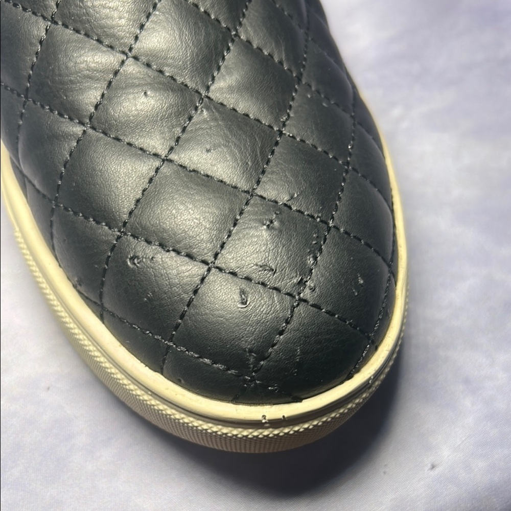 Steve Madden black cushioned slip-on sneakers, model Ecentrcq - Picture 5 of 6